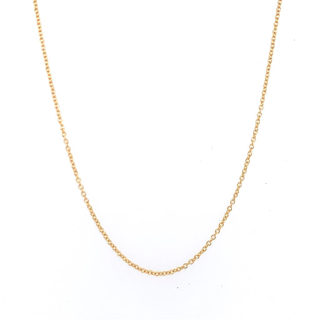 Yellow Gold 20" Rolo Chain
