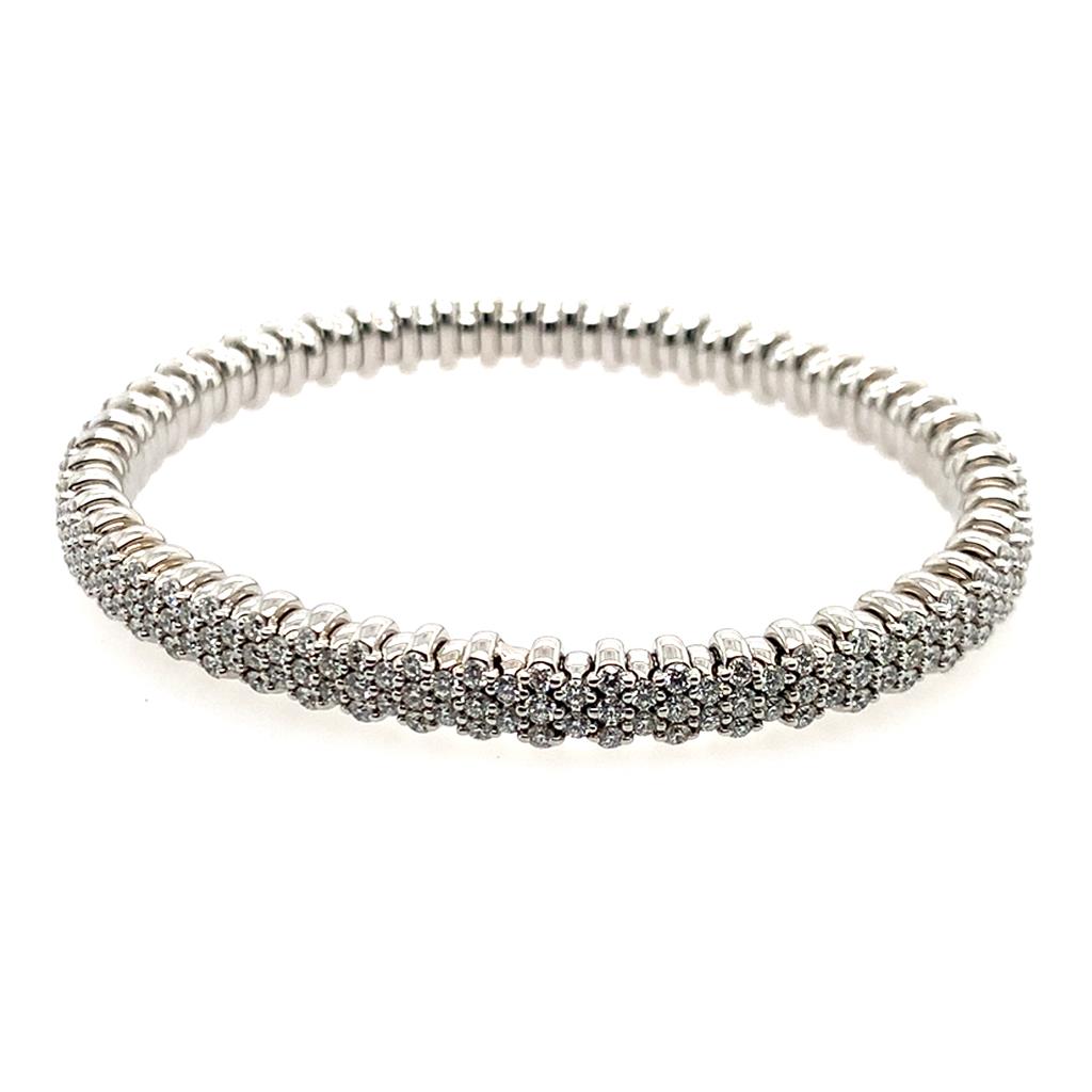 Rolland's Designs 18K White Gold Diamond Bracelet