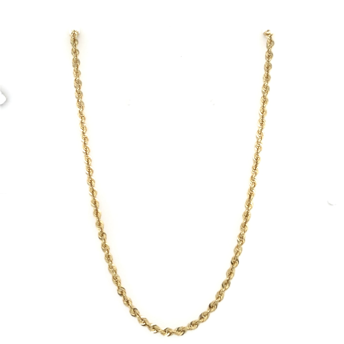 Estate 14K Gold 18" Rope Chain