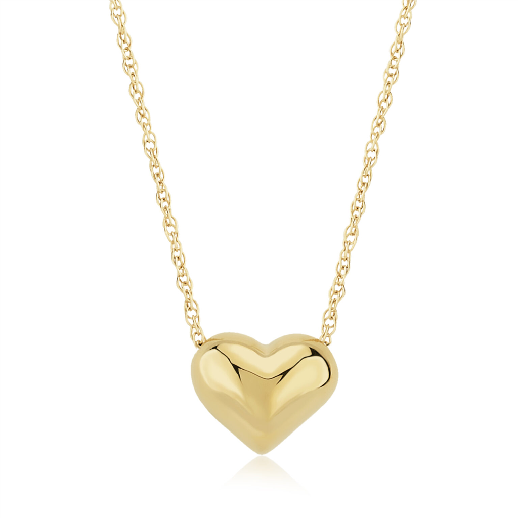 Carla Puffed Heart Pendant