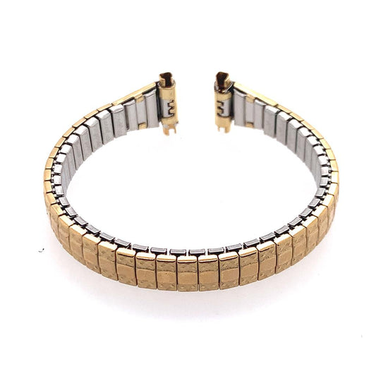 14Mm Yellow & White Flex Bracelet Watch Strap