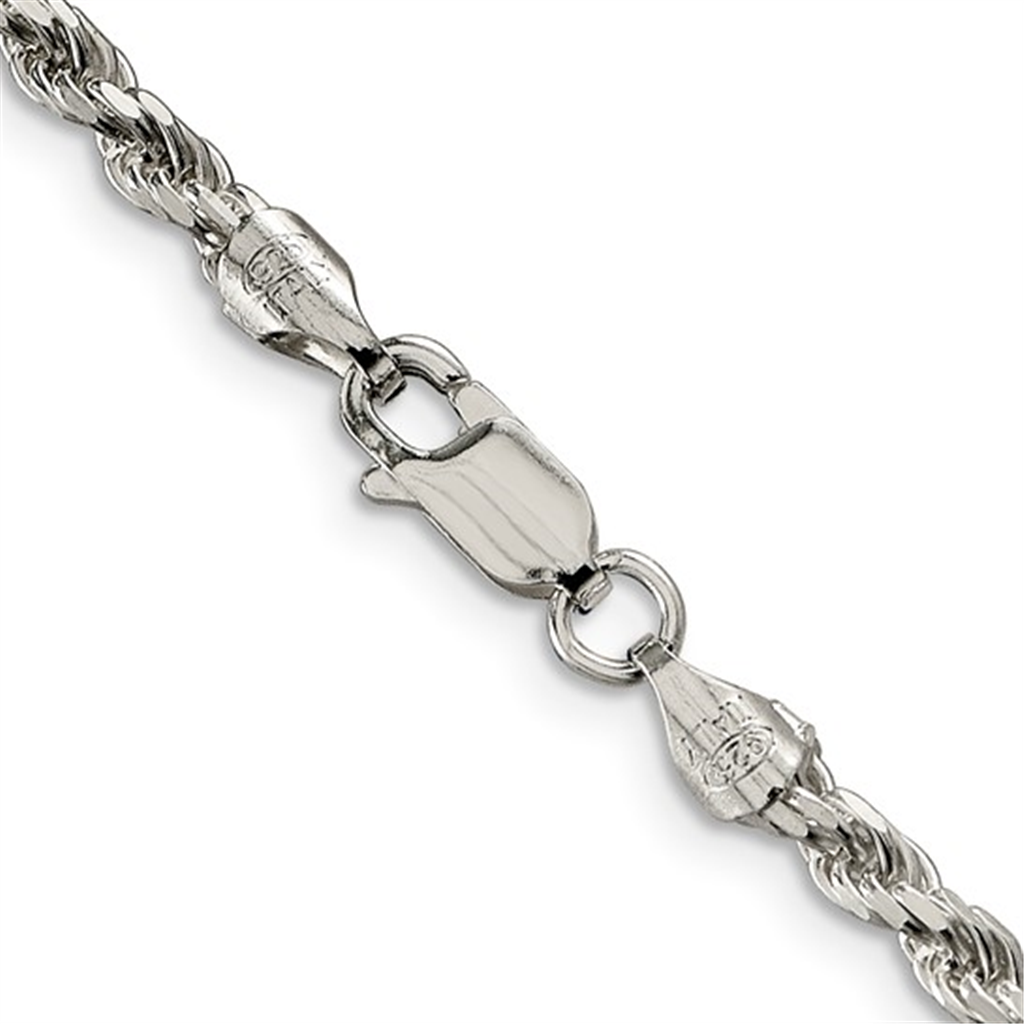 Rolland's Designs Sterling Silver 22 Inch Rope Chain