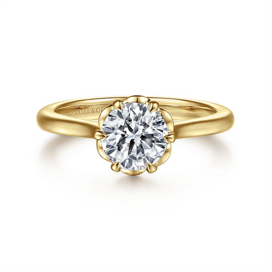 Gabriel "Tiona" Yellow Gold Semi-Mount