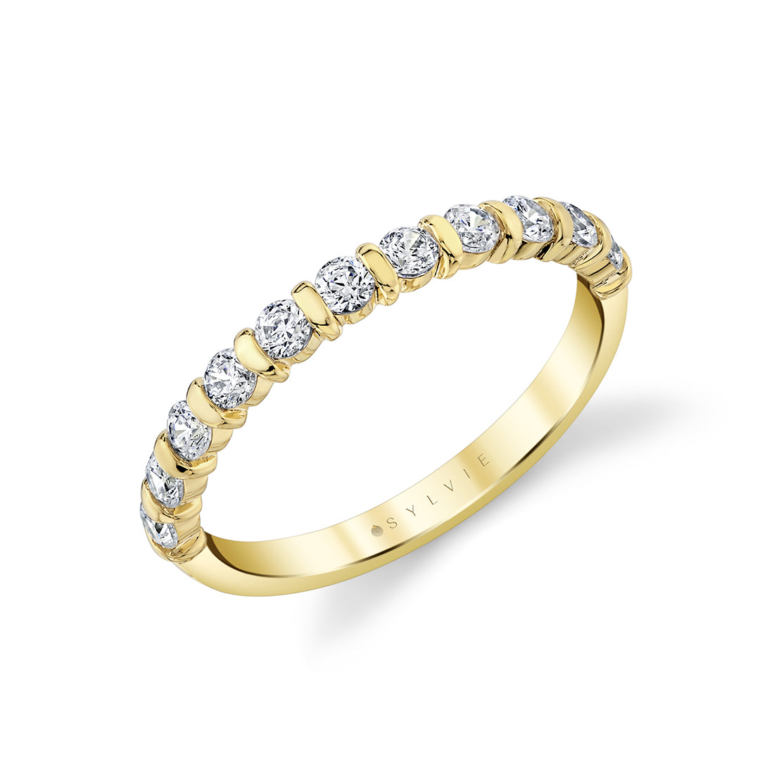 Sylvie 14K Yellow Gold Diamond Ring