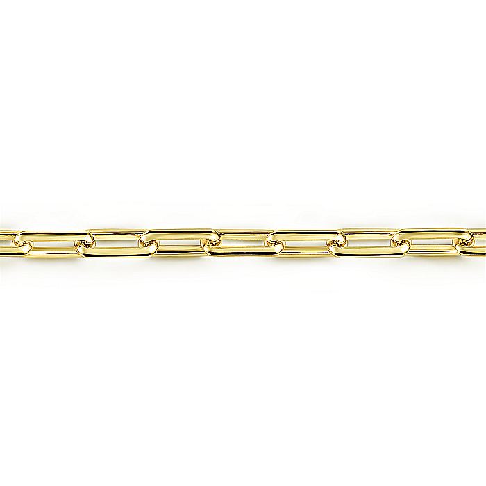 Gabriel 14Ky Elongated Classic Chain Bracelet