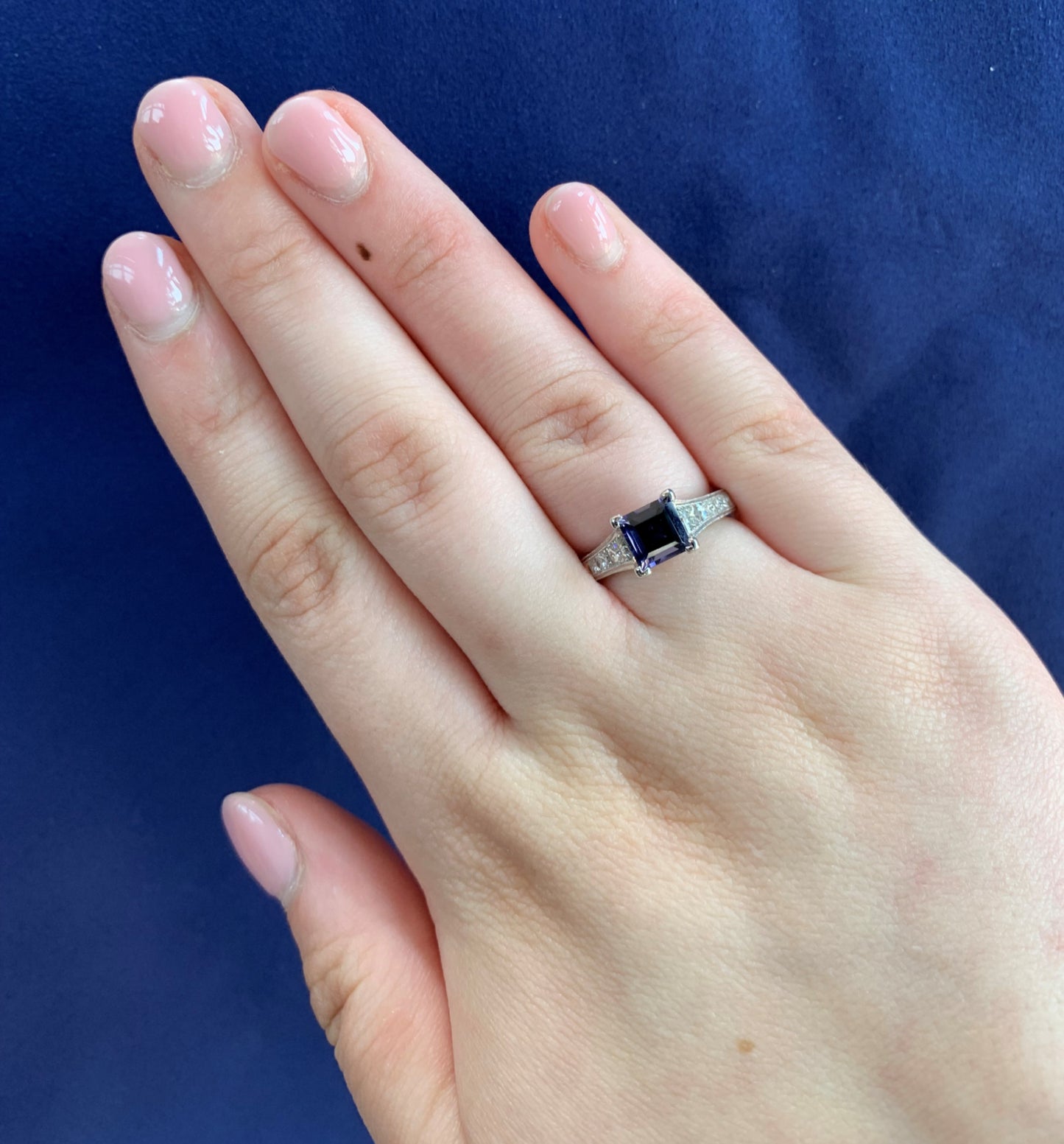 Estate Tacori 18K Gold Diamond Setting