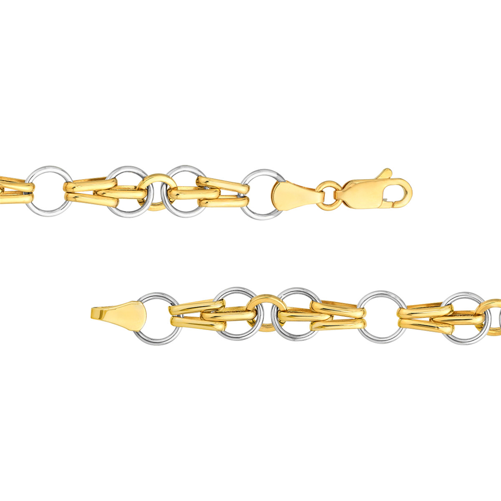 Rolland's Designs 14K Two-Tone Bracelet
