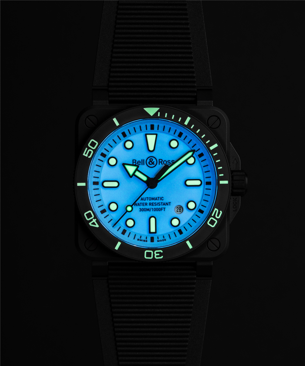 BR-03 Diver Blue Dial With Super Luminova