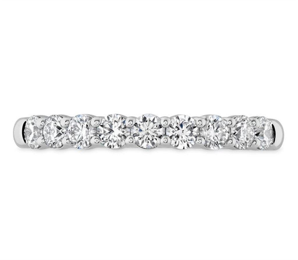 Hearts On Fire 18K White Gold Signature 9-Stone Band