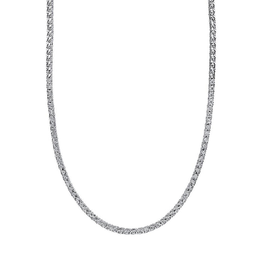 Shy Creation Diamond Tennis Necklace