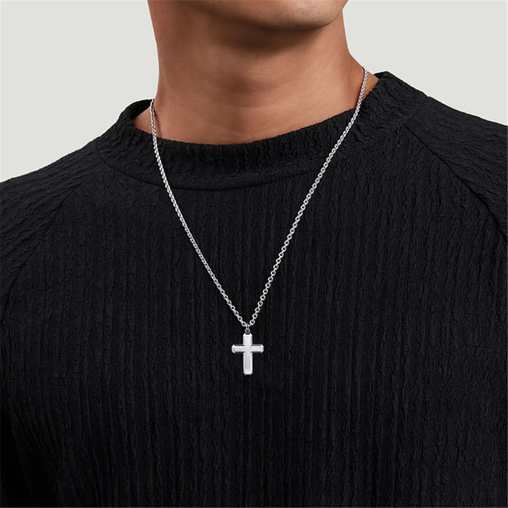Gabriel Sterling Silver Cross Pendant
