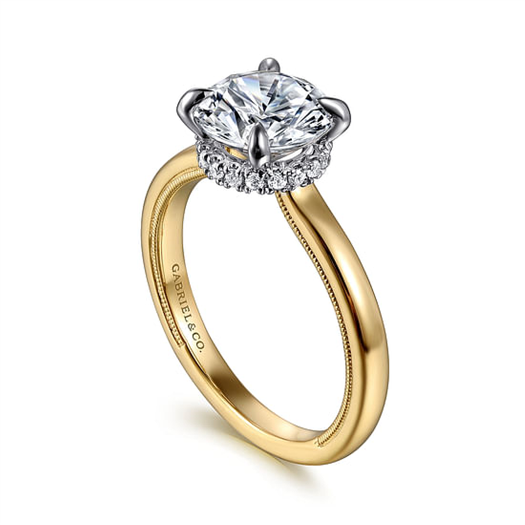 Gabriel "Sandi" Yellow Gold Semi-Mount