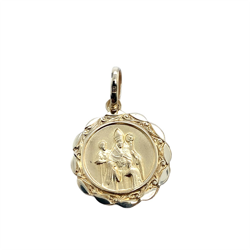 Estate 14K Yellow Gold Confirmation Charm