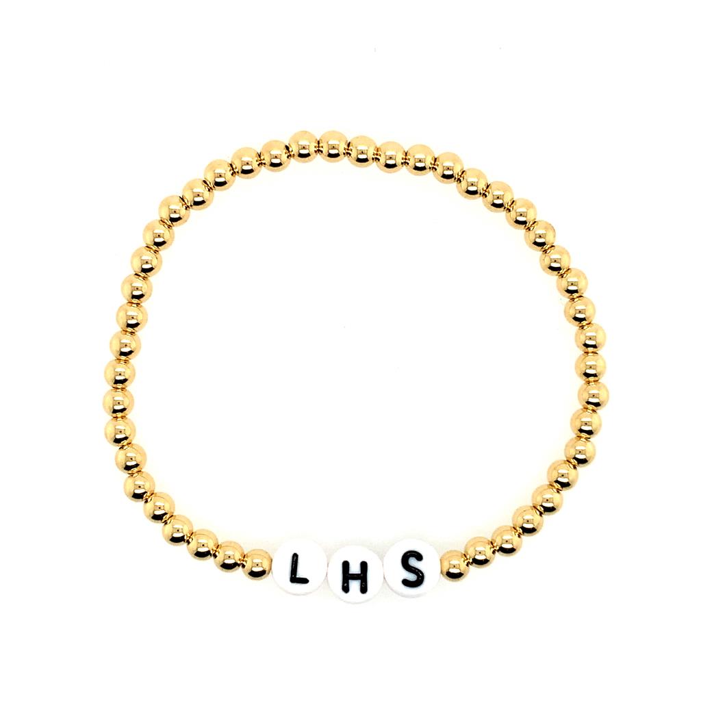 Dee Berkley "LHS" Letter Bracelet