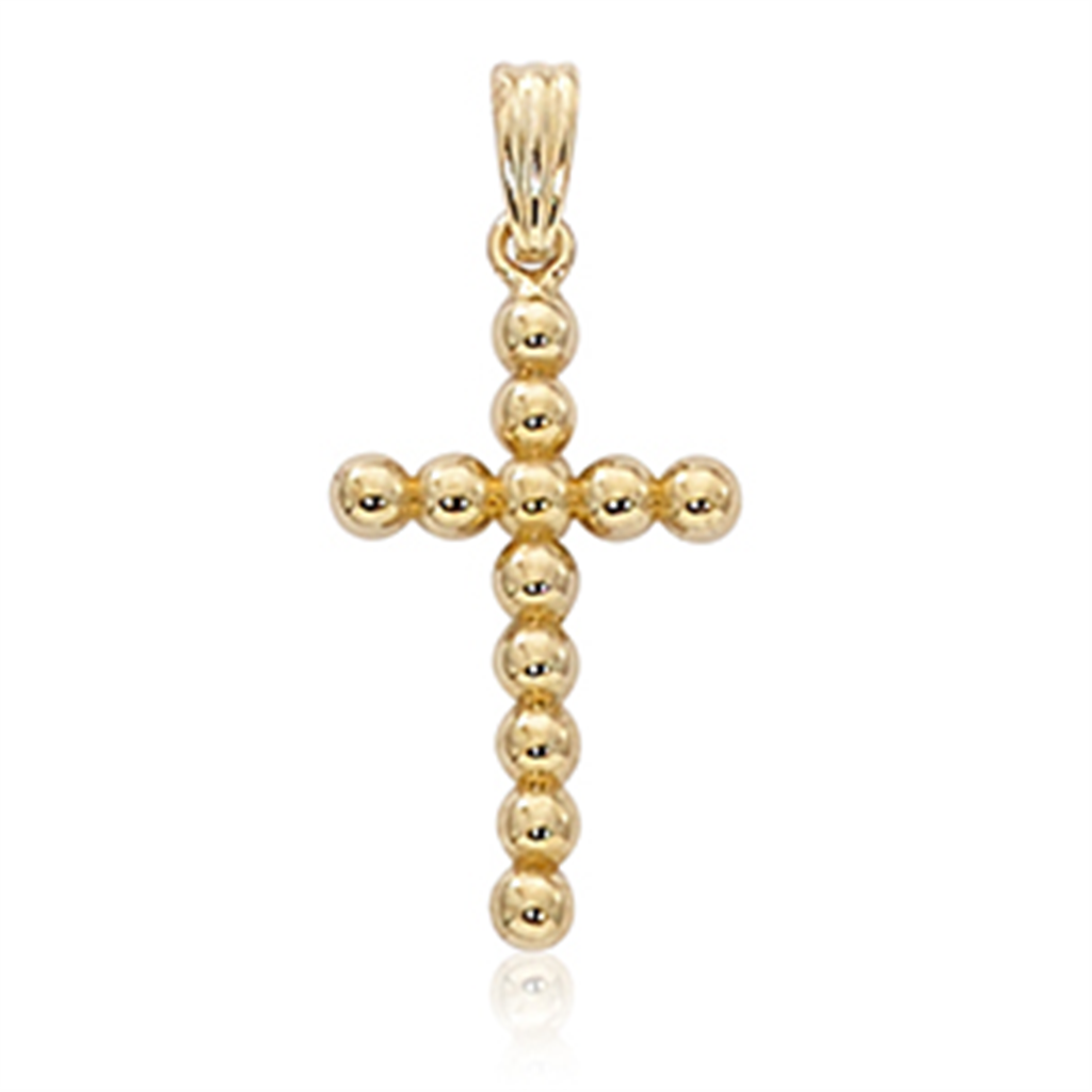 Beaded Cross Pendant