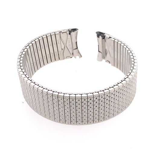 17Mm Silver Flex Bracelet Watch Strap