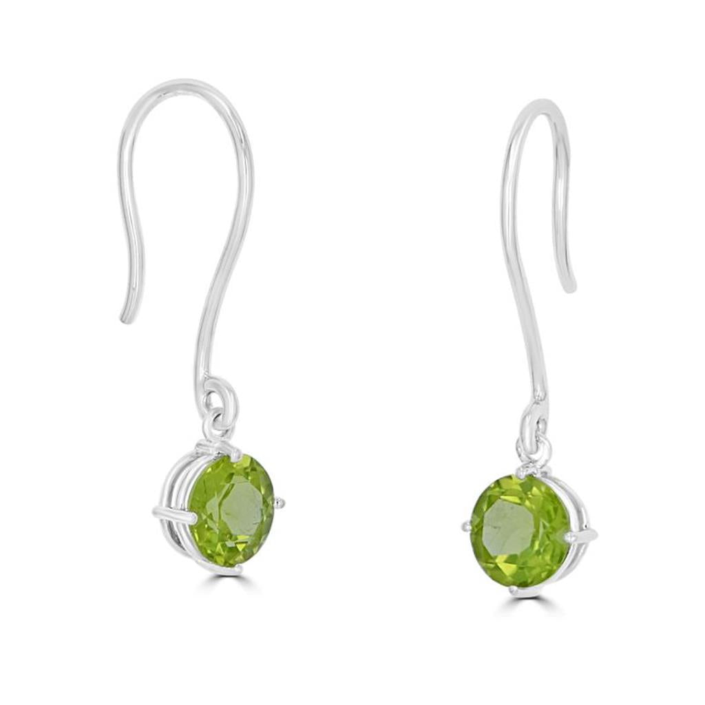 Rolland's Designs Peridot Wire Earrings