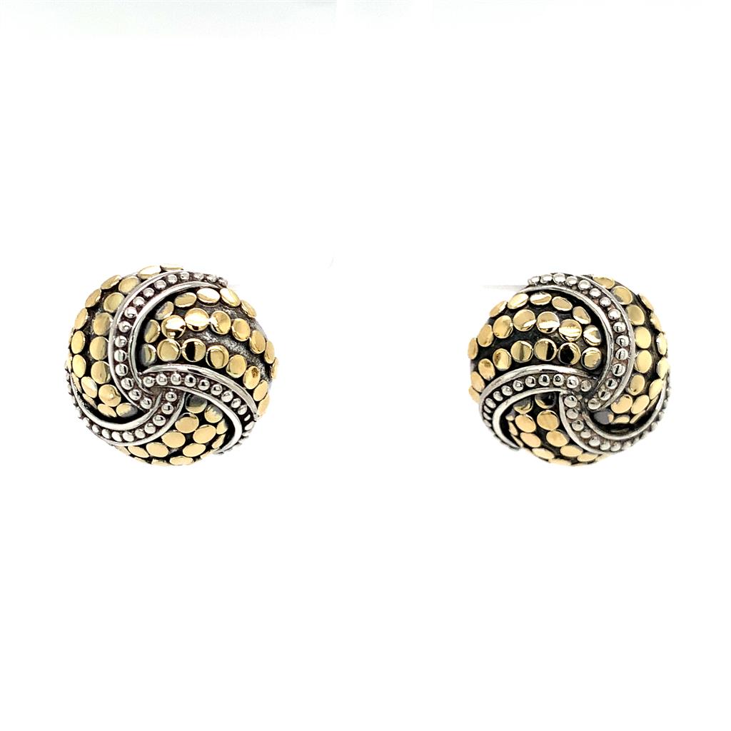 Estate John Hardy Dot Collection Earrings