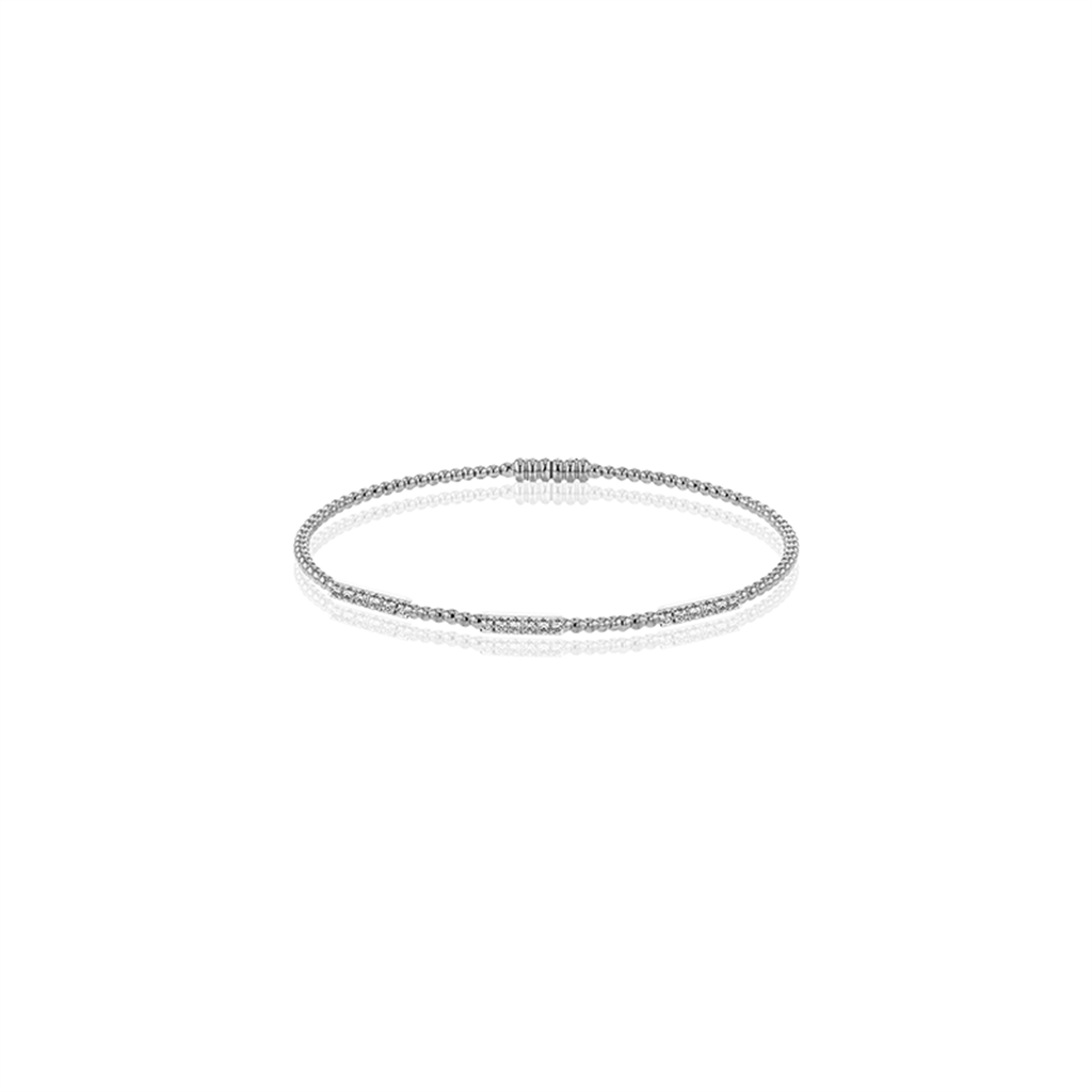 Simon G. 18Kw Diamond Bangle with Magnetic Clasp