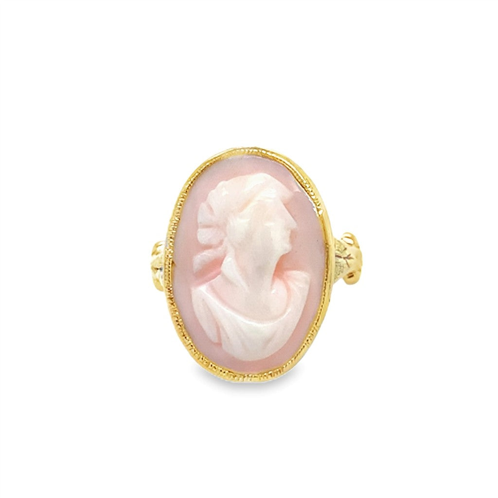Esate 14K Yellow Gold Cameo Ring