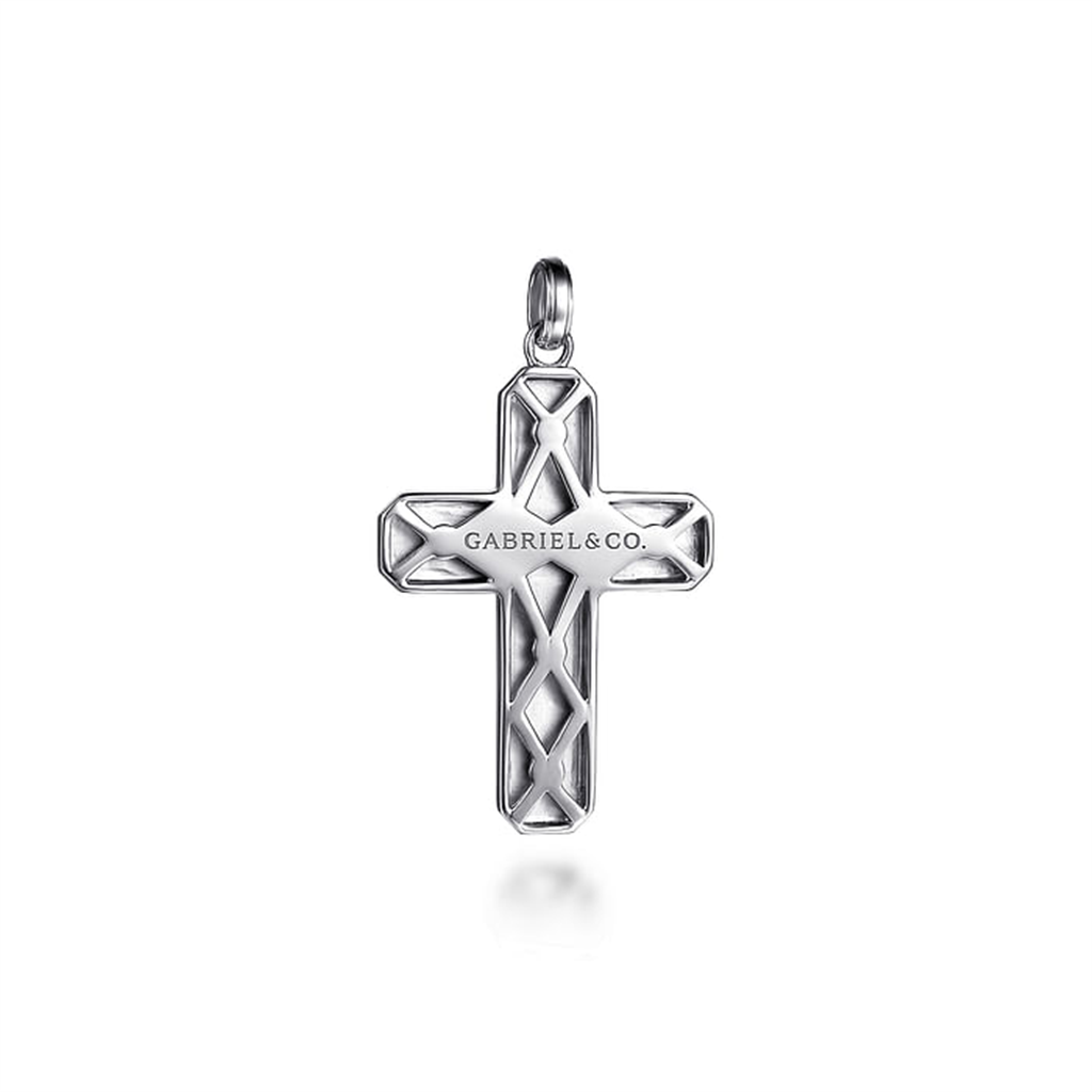 Gabriel Sterling Silver Cross Pendant