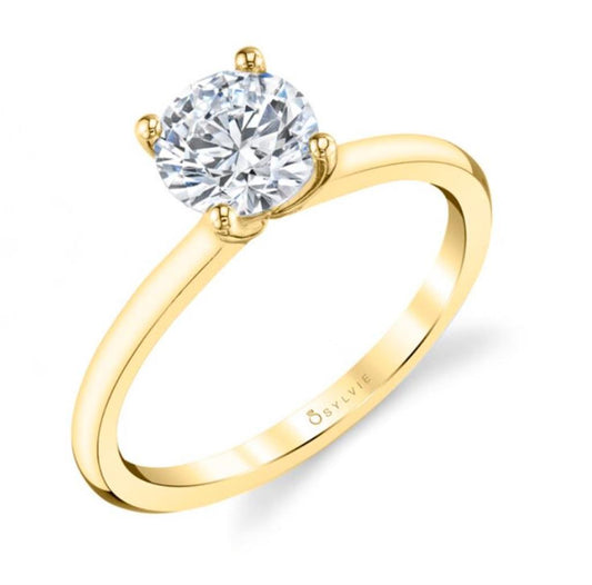 Sylvie Classic Solitaire Semi Mount