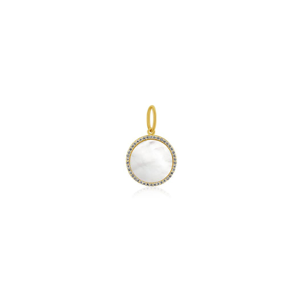 Rolland's Designs 14K Gold & Mother Of Pearl Pendant