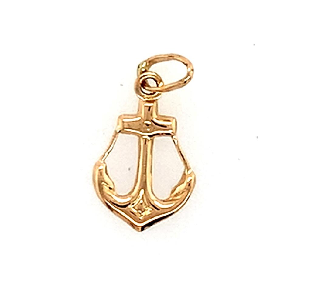 Estate 18K Gold Anchor Charm