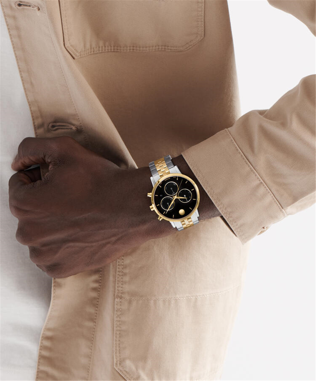 Movado Museum Classic Two-Tone Chronograph