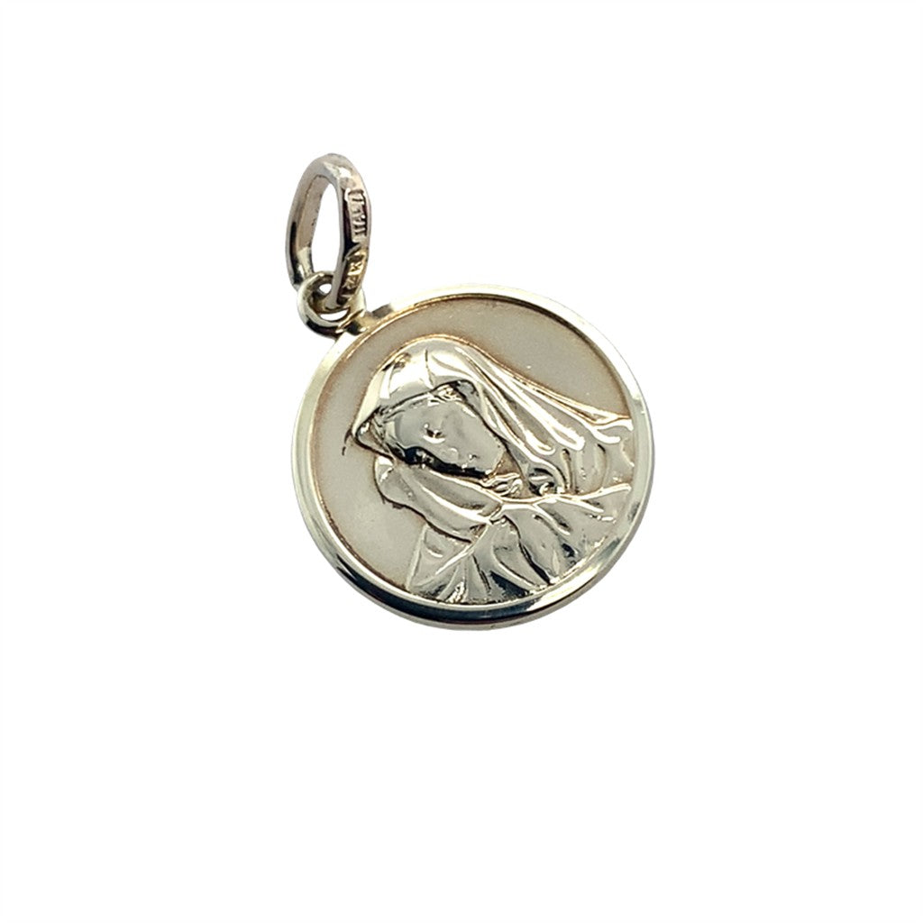 Estate 14K Yellow Gold Madonna Charm