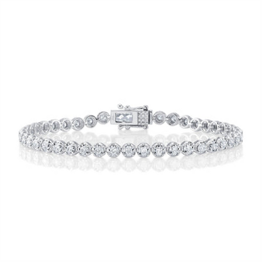 Shy Creation Diamond Station Bangle