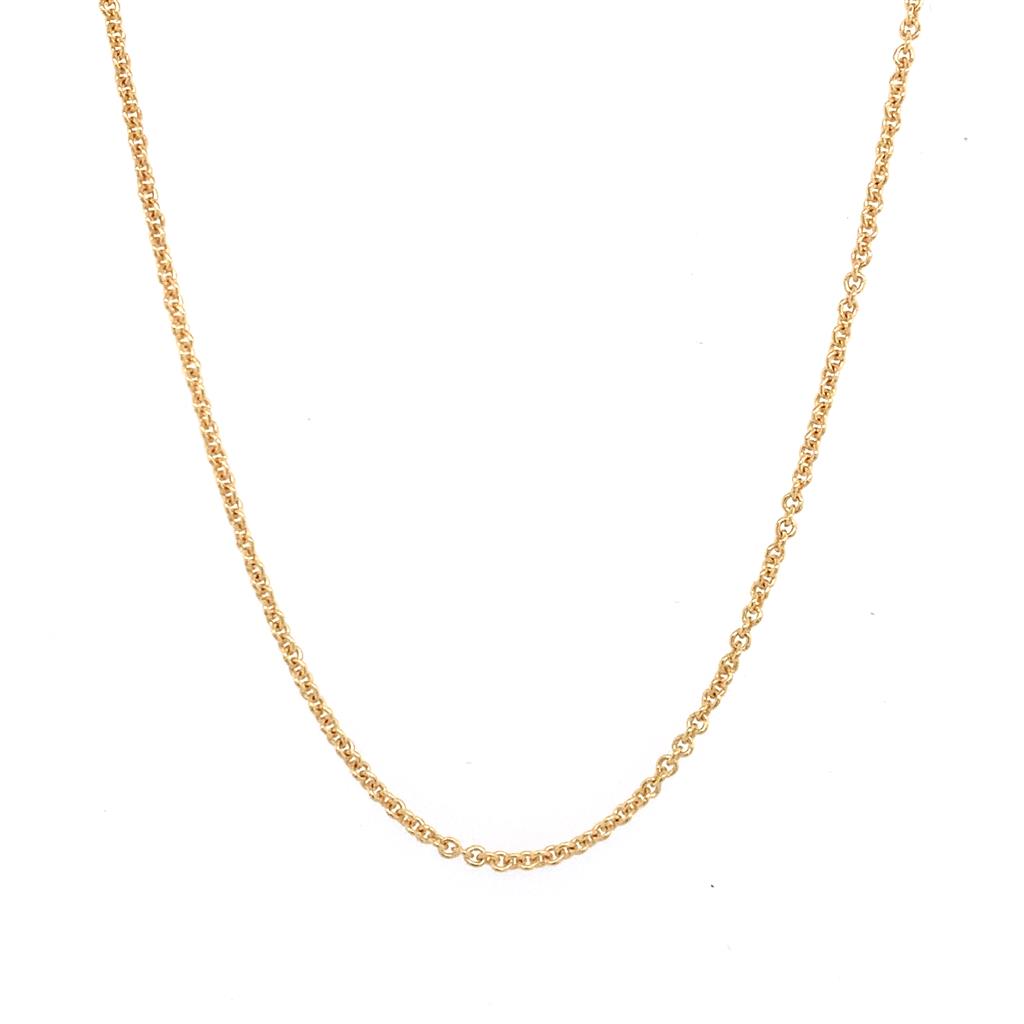 Yellow Gold 16" Rolo Chain