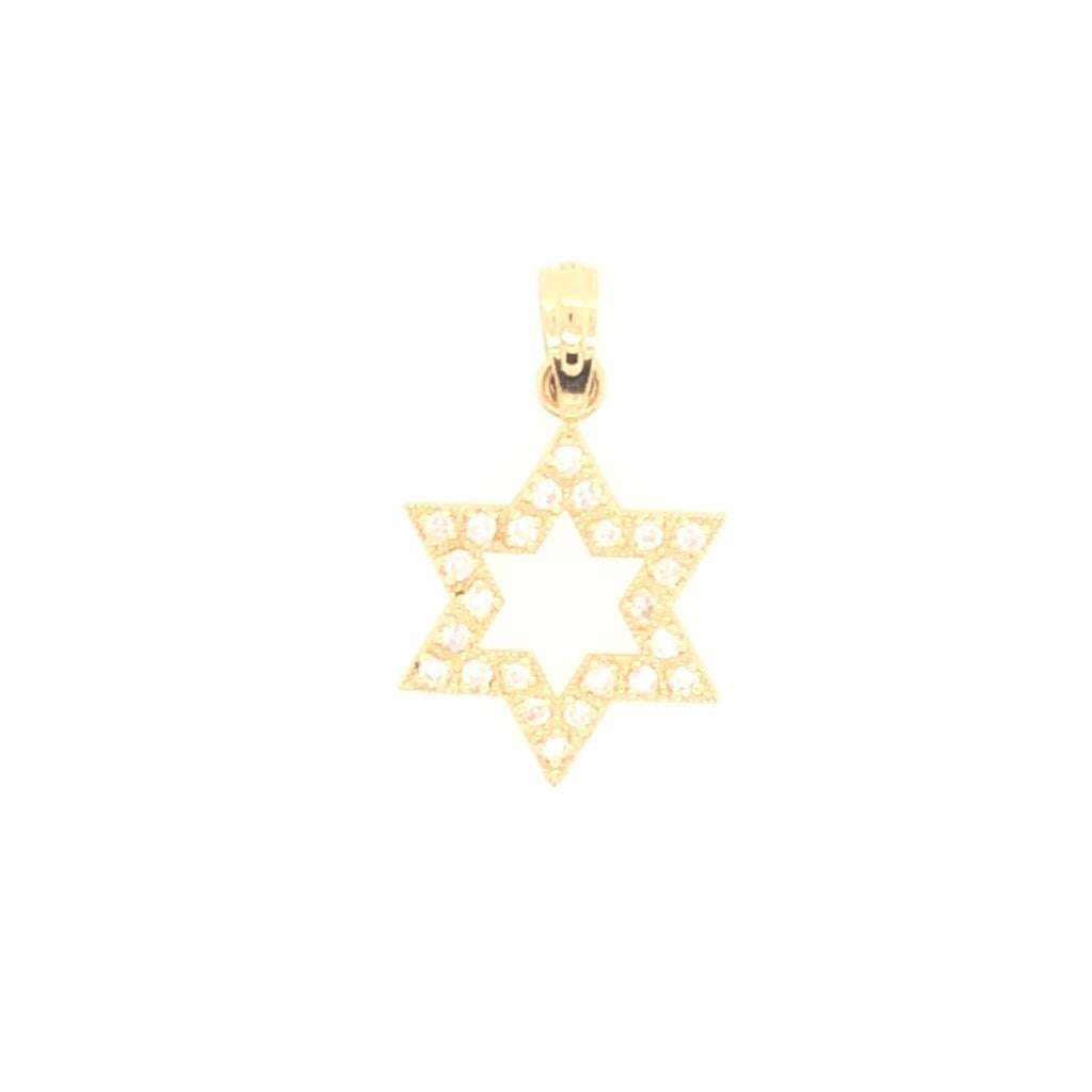 Estate 14k Star of David Pendant