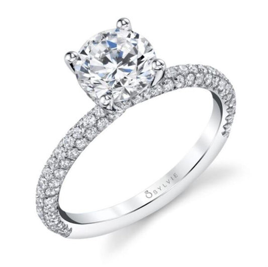 Sylvie Jayla Diamond Semi Mount