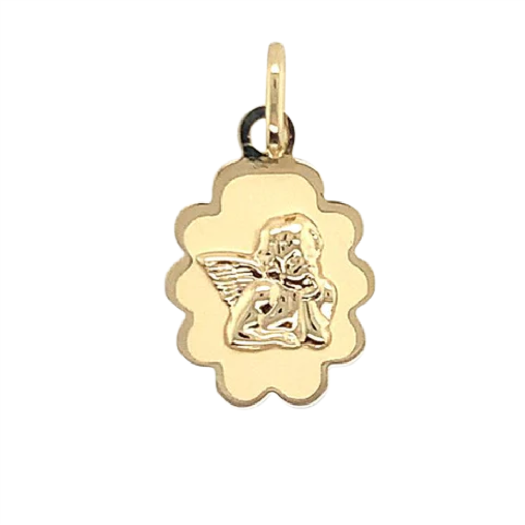 Rolland's Designs 14K Gold Angel Pendant