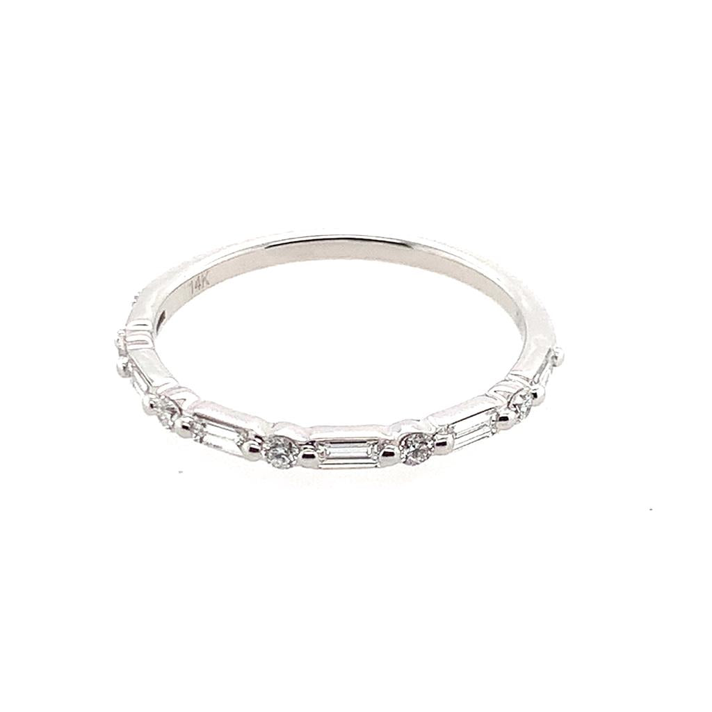 Rolland's Designs 14K White Gold Diamond Band