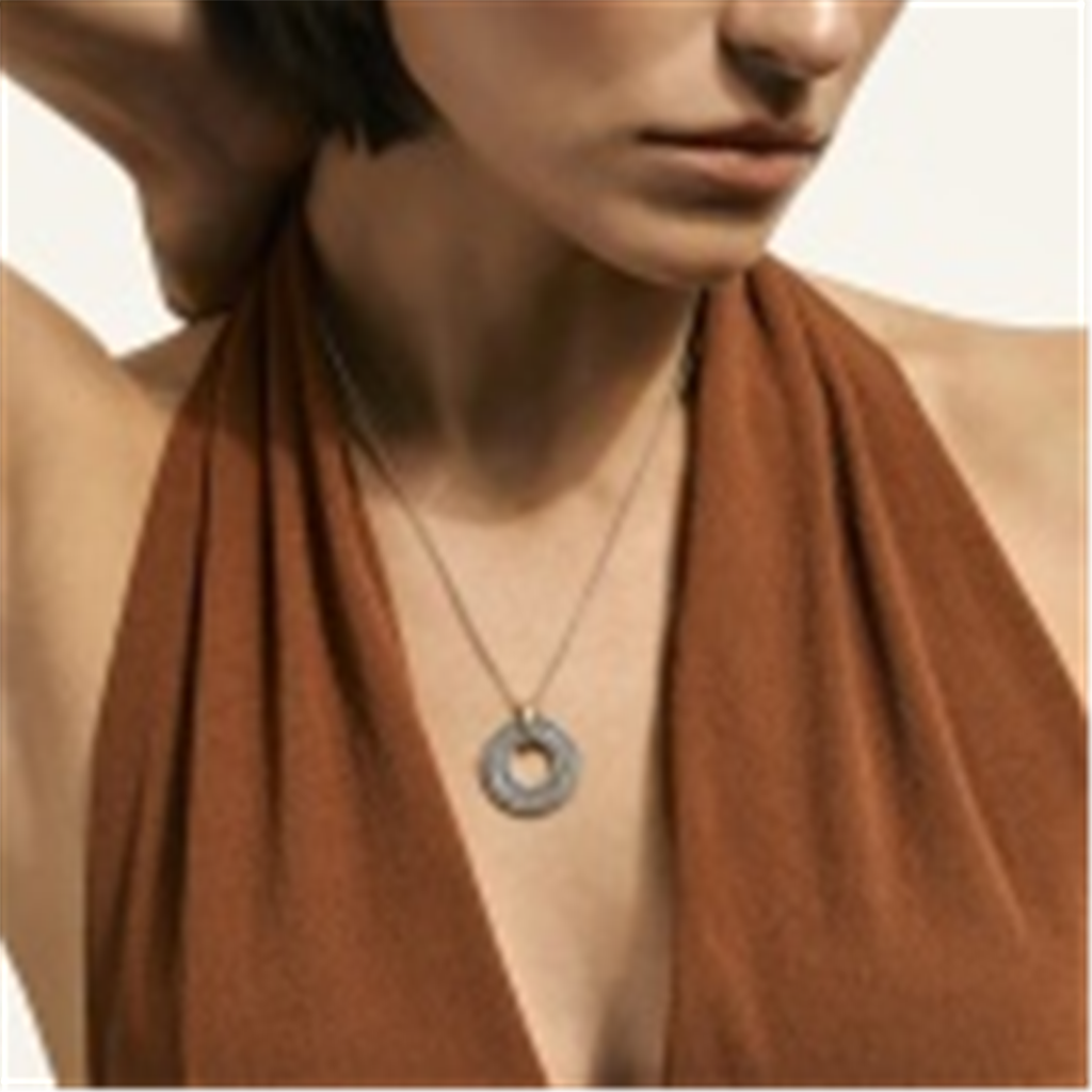 John Hardy Silver Icon Link Necklace with Gold Stations