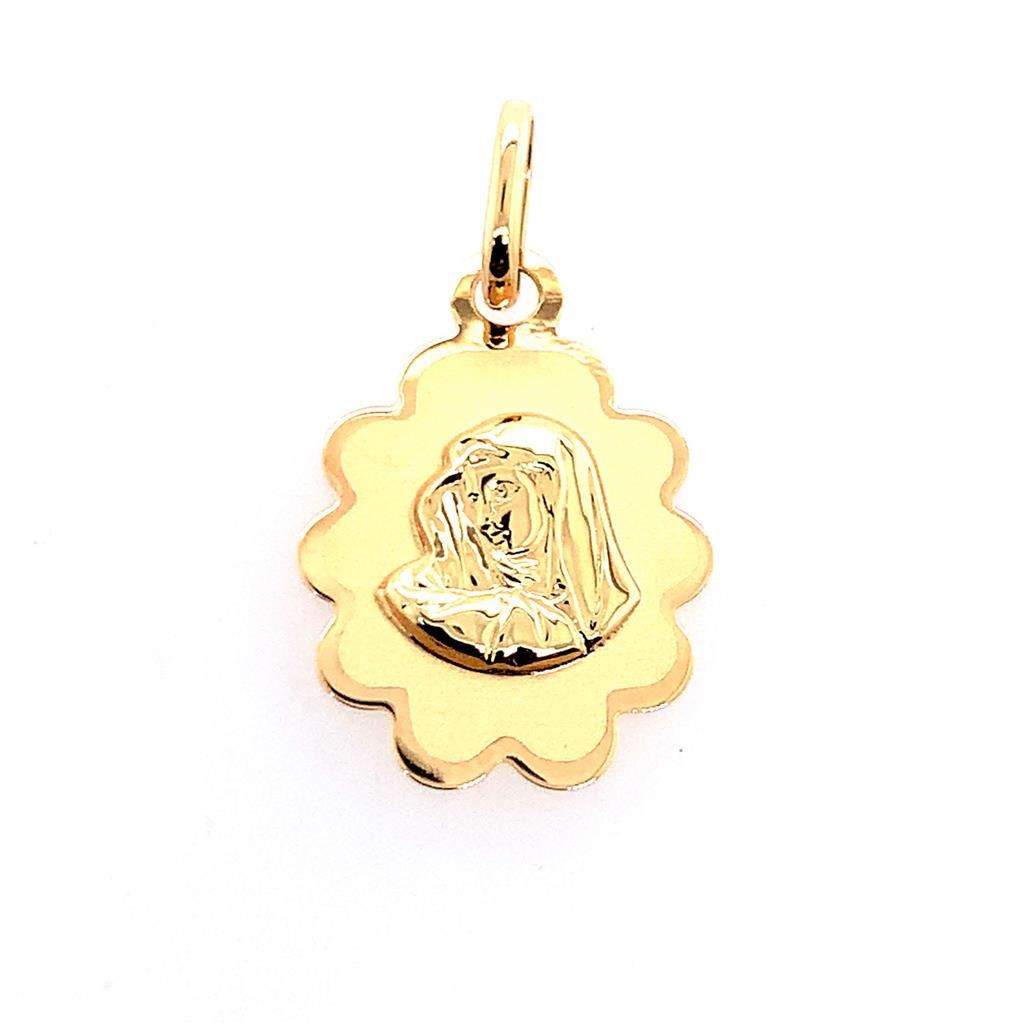 Rolland's Designs 14K Gold Religious Medallion