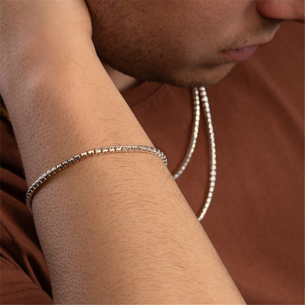 Desmos Sterling Silver Bracelet