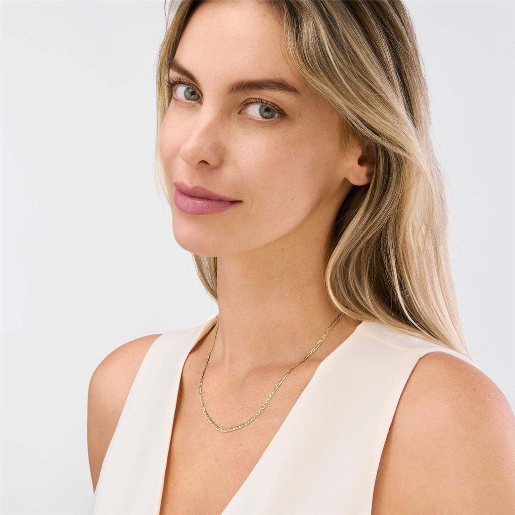 Gold 22" 2.30Mm Mariner Chain