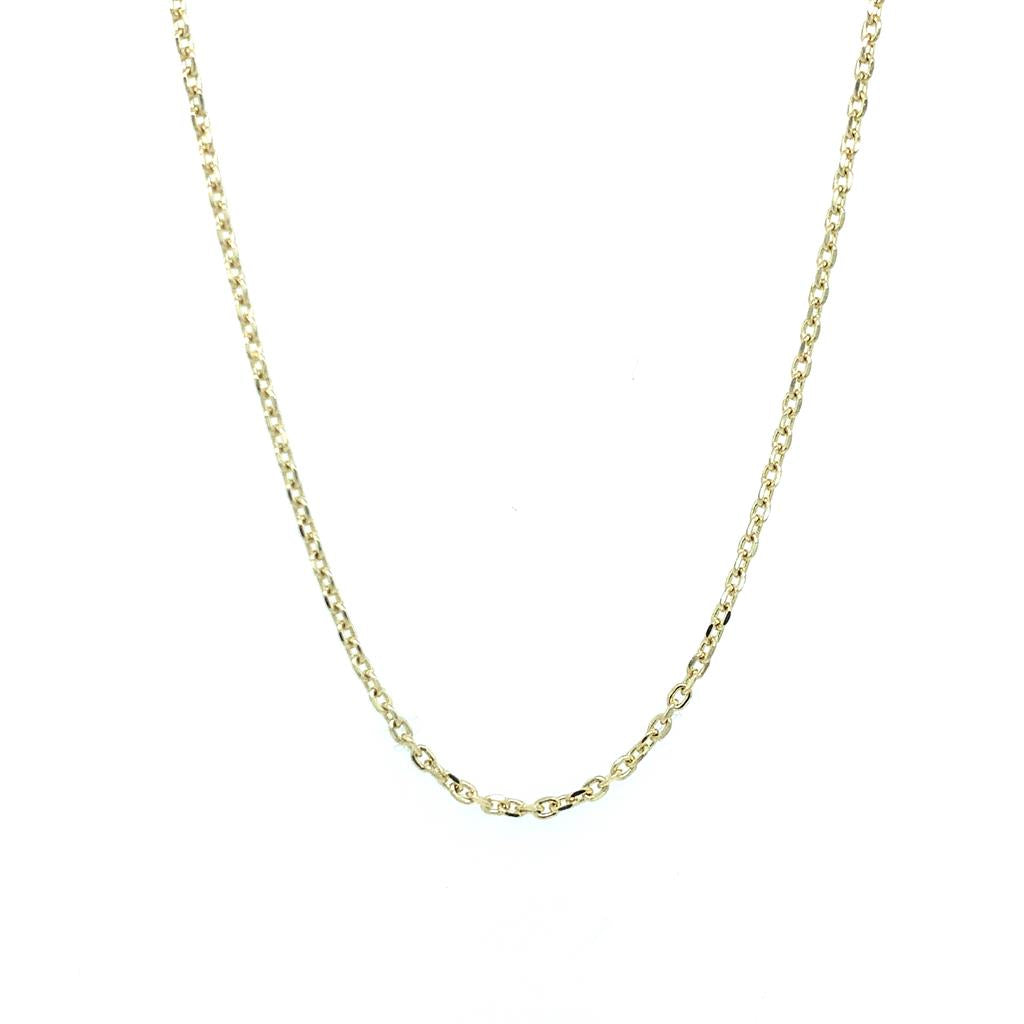 Rolland's Designs 14K Yellow Gold Diamond Cut Chain