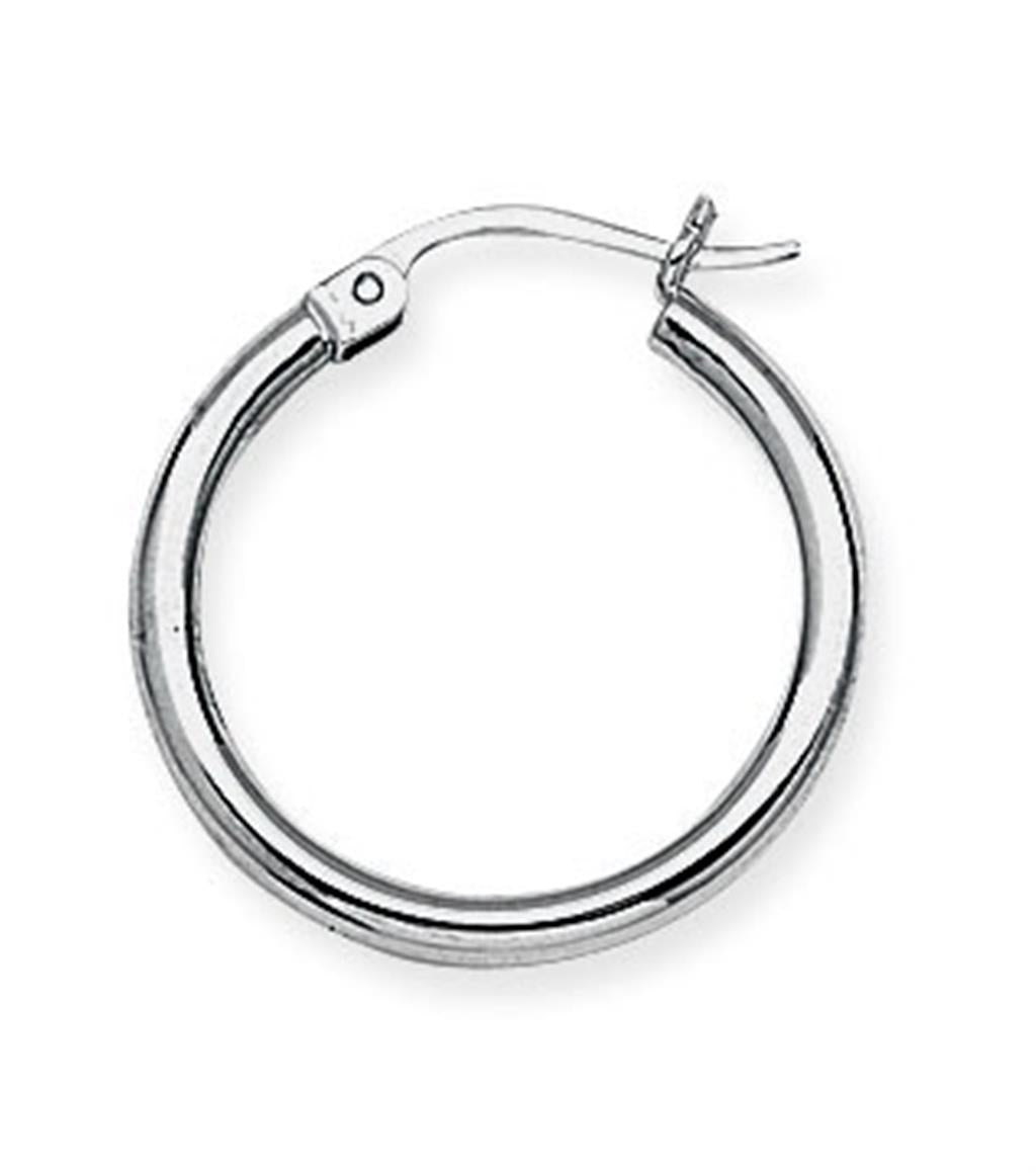Rolland's Designs 14K Gold Round Tube Hoops 2x20mm