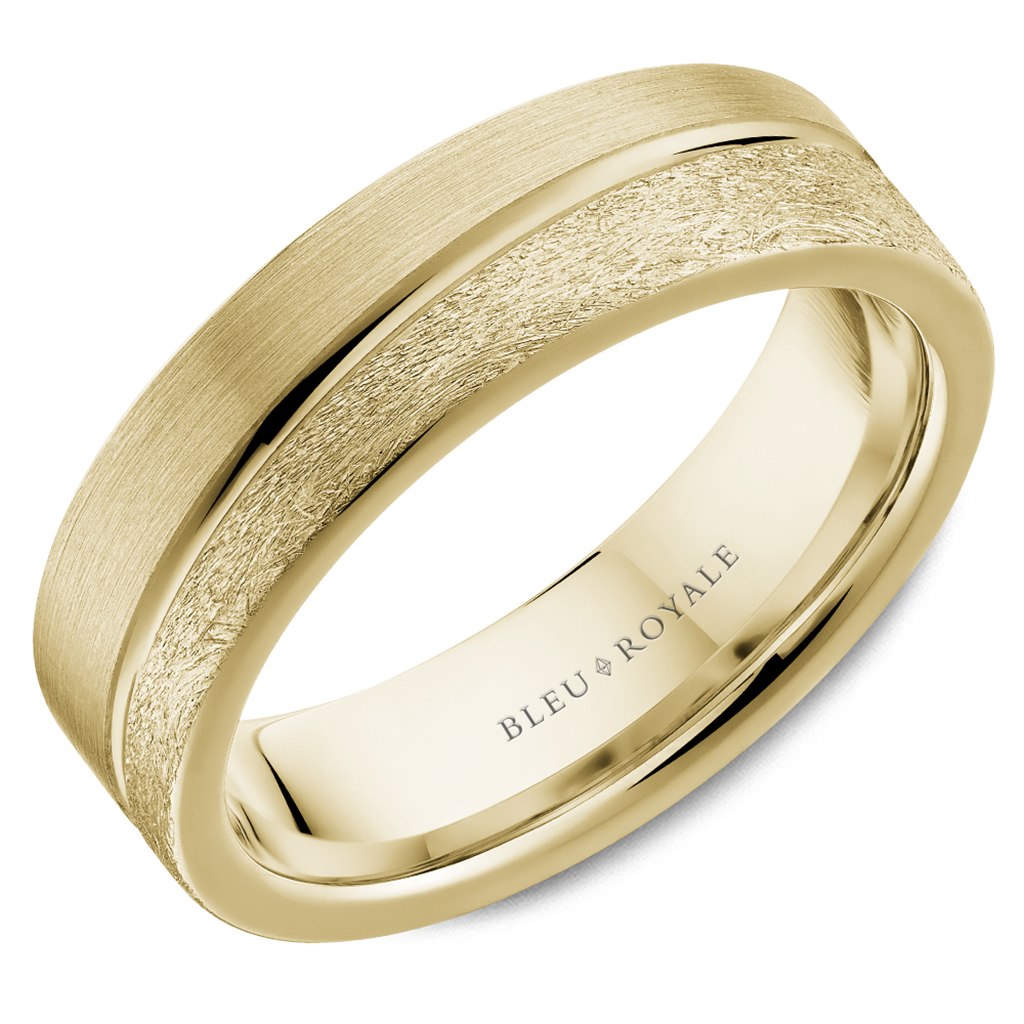 14K Yellow Gold Wedding Band
