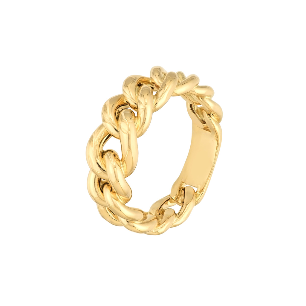 Rolland's Designs 14k Gold Curb Link Ring