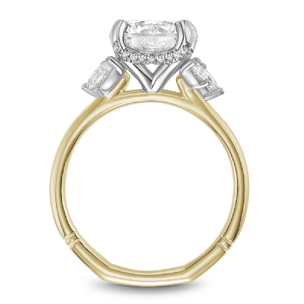Noam Carver 14K Yellow Gold Diamond Engagement Ring