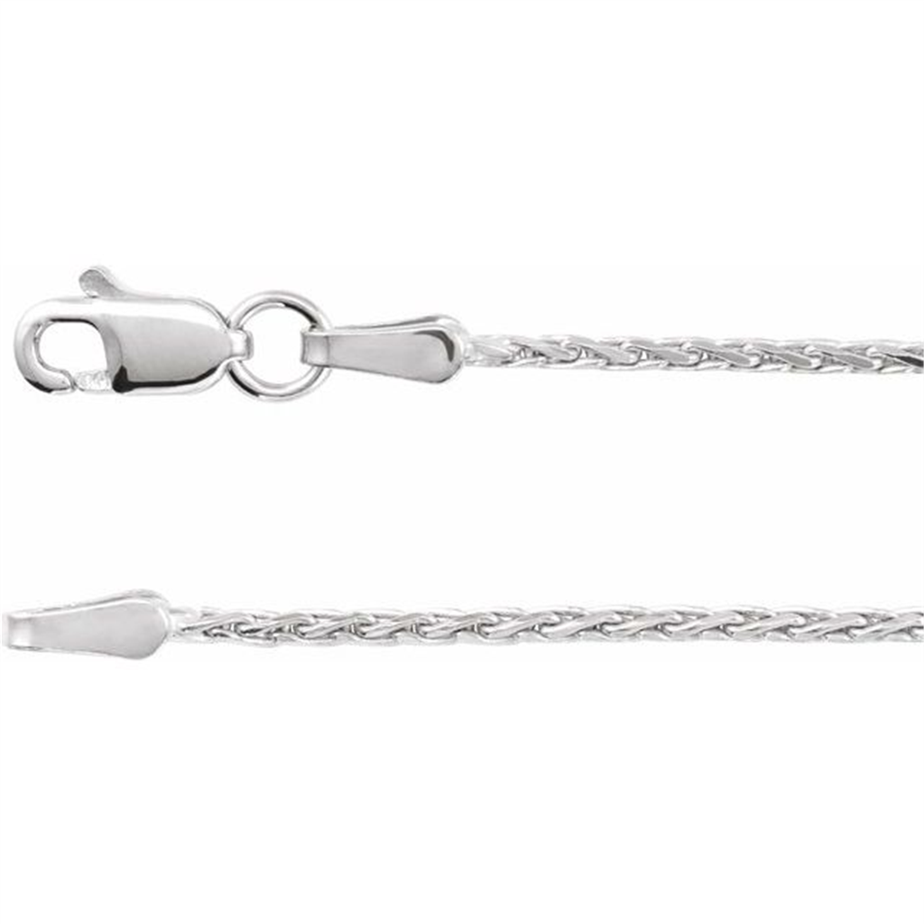 Rolland's Designs 14K Gold Wheat Diamond Cut Chain