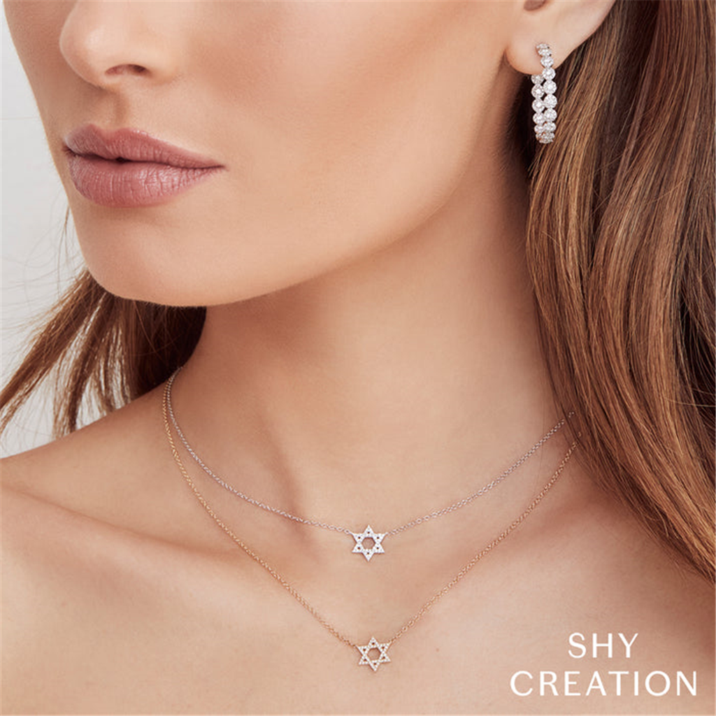 14k Yellow Gold Star of David