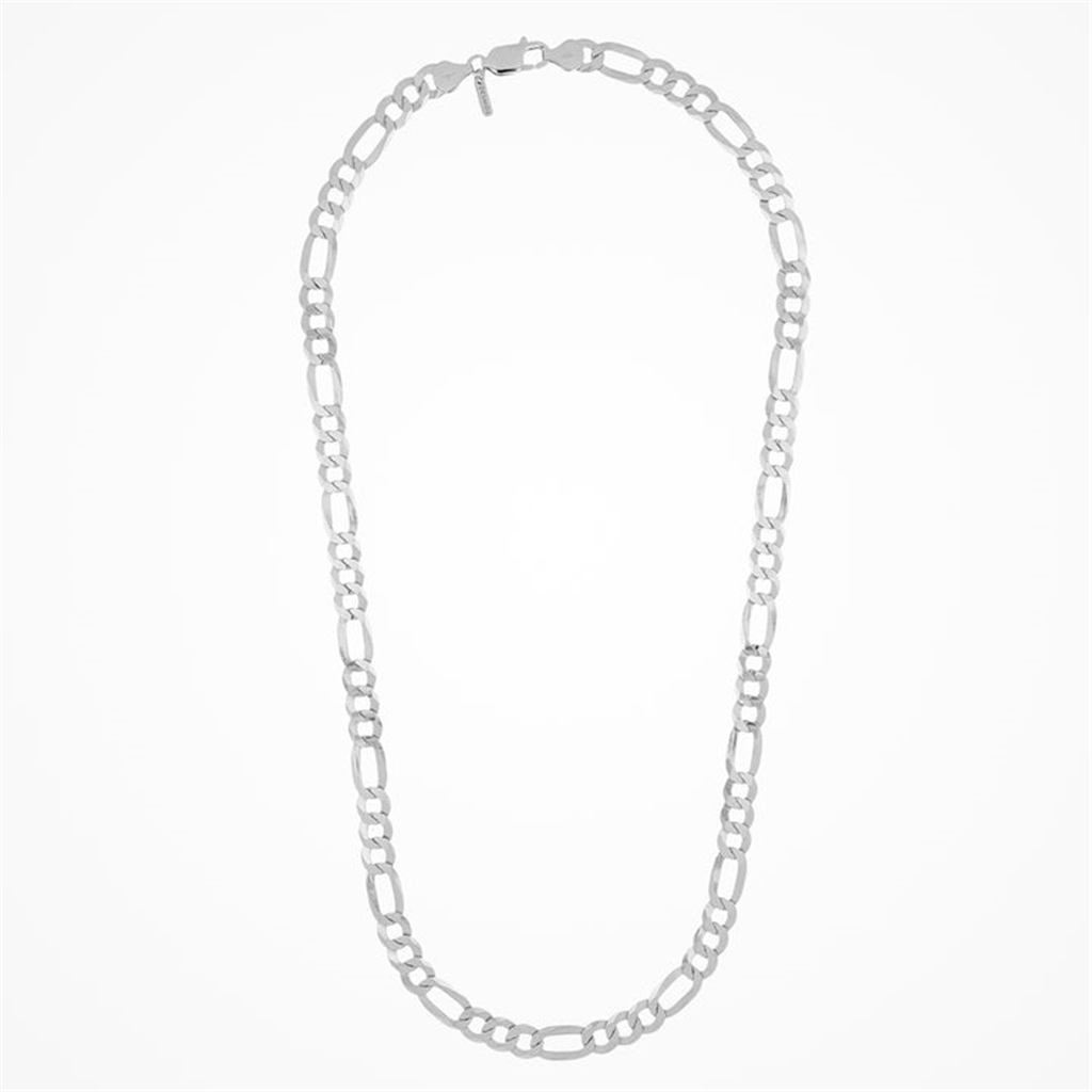 Desmos Sterling Silver Figaro Necklace