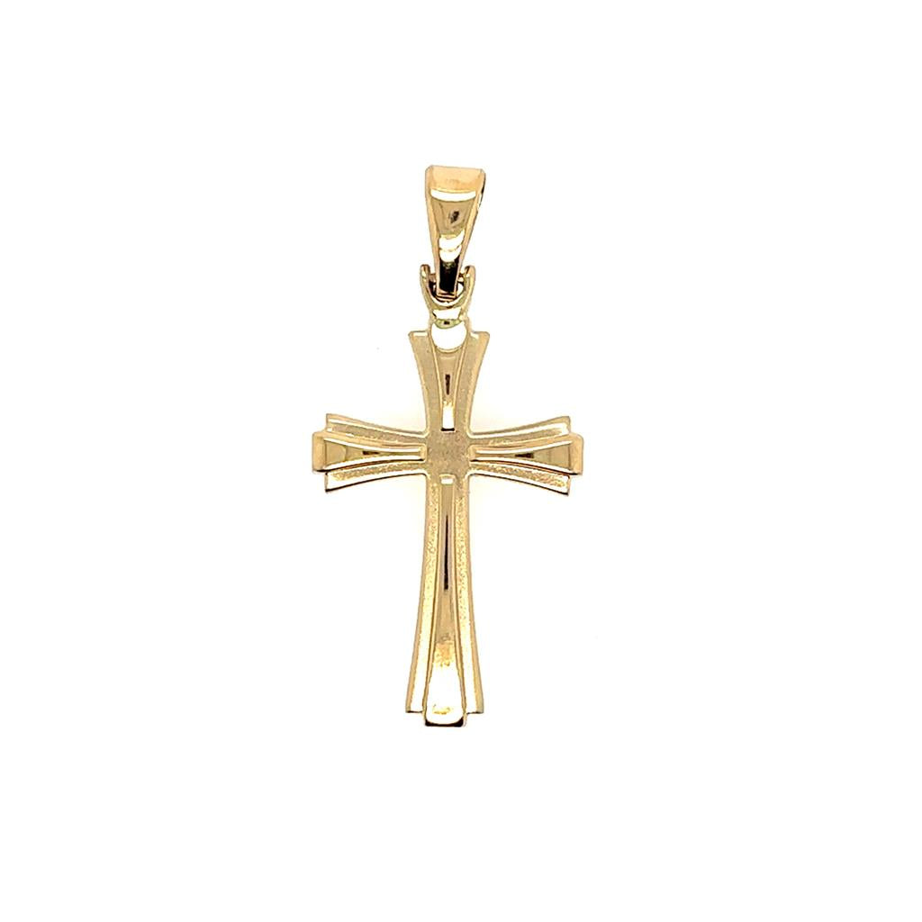 Rollands Designs 14K Yellow Gold Cross Pendant