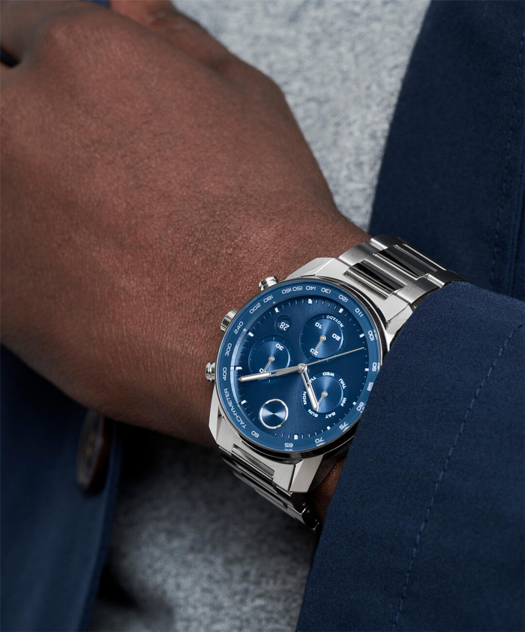 Movado Bold Verso 44Mm Quartz Chrono
